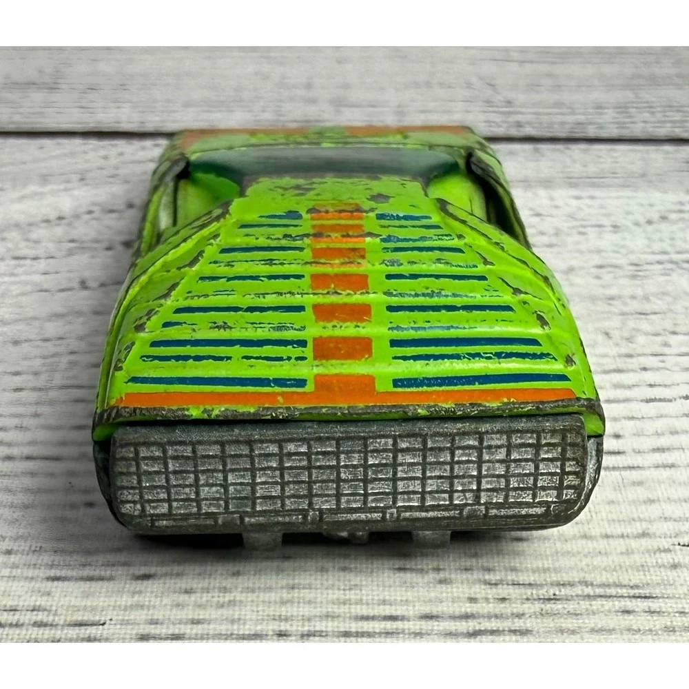 Hot Wheels Redline Carabo 1969 Vintage Diecast Lime Green Hong Kong Mattel‎